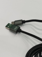 Cable USB Tipo C de Nailon de Carga Rápida de 2 Metros y 3A, Compatible con Dispositivos Móviles, Automóviles, Escáneres, Cámaras, Impresoras y Computadoras