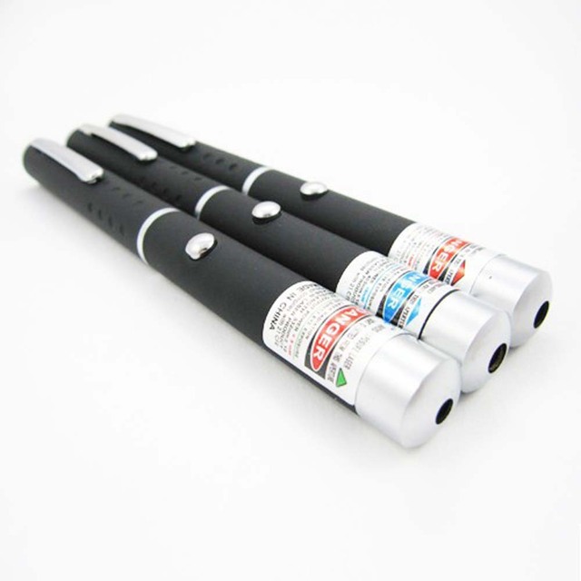 532nm 5mW Green Single Dot Laser Pointer, Red Blue Violet Light, Metal Teaching & Sand Table Pen