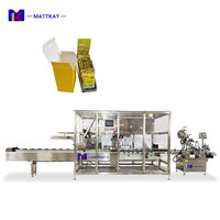 Machine d'emballage automatique écologique haute sécurité pour boîtes alimentaires avec fonction de pliage, ligne d'emballage, machine de mise en carton