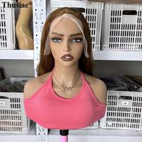 Perruque Lace Front Body Wave en Cheveux Humains, Dentelle HD Transparente, Densité 250%, Longue, Blond Cendré, Cheveux Remy pour Femmes Noires