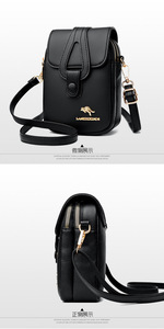 Large Capacity Multifunctional Cash Coin Purse <strong>Cell</strong> <strong>Phone</strong> Crossbody <strong>Bag</strong> With Headphone Jack Small Beach PU Leather Luxury <strong>Bags</strong> - Product Image 4