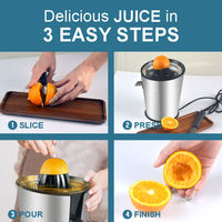 Presse-agrumes électrique en acier inoxydable pour usine, vente chaude, pour jus de citron frais et oranges, idéal pour les usines de transformation de fruits