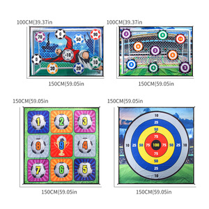 Anak-anak bermain permainan luar ruangan melempar permainan sepak bola <span class=keywords><strong>Set</strong></span> lipat tikar kain tujuan bola lengket menembak olahraga berkemah untuk anak-anak - Product Image 6