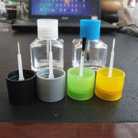 Offre Spéciale forme personnalisée bouteille de vernis à ongles en verre transparent 2ml à 30ml tailles de recharge avec capuchon et brosse Hotly-Design personnalisé