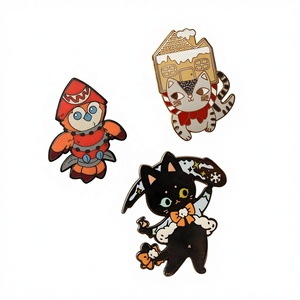 Custom Cast Soft Enamel Lapel Pins Cute Design Metal Badges with Gold-Plated Finish for Advertising & Holiday Gifts - Product Image 3