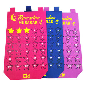 <span class=keywords><strong>Calendario</strong></span> de Ramadán y Eid, decoración de fieltro, luz musulmana, cuenta atrás, <span class=keywords><strong>2022</strong></span> - Product Image 4