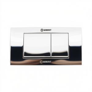 Placa de Cubierta con 2 Teclas para Cassette 110700 Cromado Brillante, Botones de Inodoro Cromados - Product Image 3