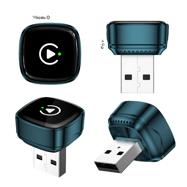 Wireless CarPlay Dongle Android Auto 2 in 1 Type-C USB Wired to Wireless Car Play Adapter Bluetooth 5.4 for VW Audi Volvo Toyota