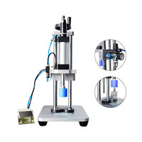 Machine de capsulage pneumatique semi-automatique Henwi pour bouteilles en verre et ampoules – Presse manuelle