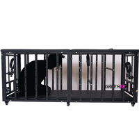 Grande cage métallique pour chien BDSM, équipement de bondage et de retenue, mobilier et jouets sexuels pour jeux érotiques adultes, femmes, hommes, couples GREENEE