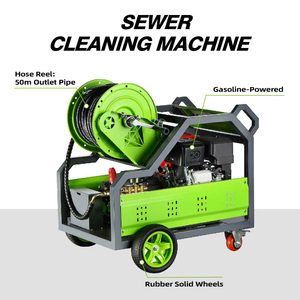 LICHIMA Zhejiang 150-280Bar 13-18Hp Gasolina Motor Esgoto Jet Cleaner Água Máquina De Limpeza De Drenagem - Product Image 4