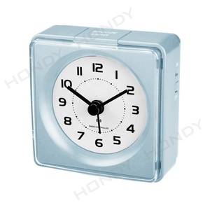 CE <span class=keywords><strong>ROHS</strong></span> Tùy Chỉnh Vuông Đài Phát Thanh Kiểm Soát Đồng Hồ Báo Thức Nhỏ Nhỏ Bỏ Túi Kích Thước Du Lịch Đồng Hồ Báo Thức - Product Image 1