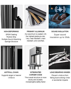 <span class=keywords><strong>Porte</strong></span> coulissante intérieure invisible en alliage d'aluminium avec double vitrage en verre trempé, isolation phonique pour utilisation en hôtel - Product Image 5