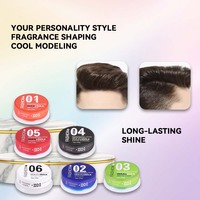 Pommade Coiffante Gel 150g Fixation Forte Style Rétro Grand Effet Coiffure Arrière Huile-Cire pour Cheveux