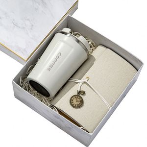 In 1 Box Business <b>Notebook</b> With Water Bottle Cup <b>Set</b> Custom Brand Logo Promotion Gift 2 Piece - Product Image 1