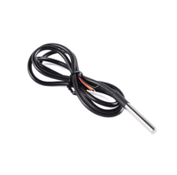 Modul Sensor Suhu Digital DS18B20 Probe Tahan Air dari Baja Tahan Karat
