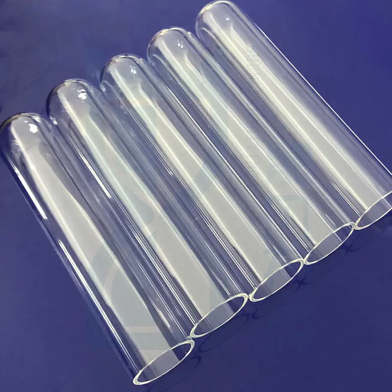 Wholesale Price Heating Resistant Clear Test Tubes Quartz Glass Test Tube