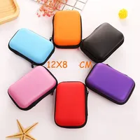 Dessin animé Mini sacs de rangement mignon pour airpods étui de rangement pour casque pour iPhone câble USB écouteur écouteurs accessoires sac de rangement