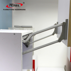 Système de levage à fermeture douce TEMAX en alliage de zinc chaud, à ouverture par clapet, avec arrêt libre pour <span class=keywords><strong>porte</strong></span> de <span class=keywords><strong>placard</strong></span> - Product Image 1