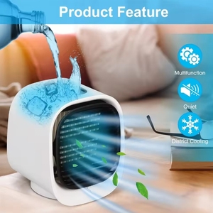 Portable climatiseur refroidisseur d'air humidificateur purificateur pour la maison chambre bureau <span class=keywords><strong>3</strong></span> vitesses bureau silencieux ventilateur de refroidissement climatisation - Product Image 5