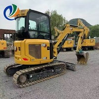 Mini-excavatrice sur chenilles CAT 303 d'occasion, excavatrice Caterpillar d'occasion, faible nombre d'heures de travail