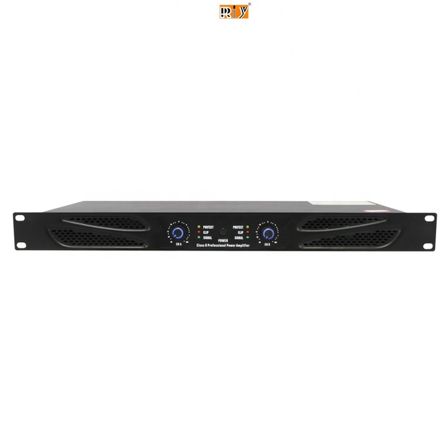 XLI2500D Professional 250Wx2 2 Channel Professional Audio 1u Power Amplifier Class D Dsp Amplifier