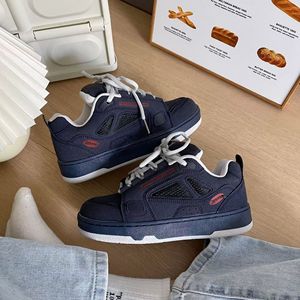 En stock : Baskets et Mocassins <span class=keywords><strong>Homme</strong></span>/Femme Automne Hiver, style <span class=keywords><strong>Chic</strong></span> Niche Rétro, sportifs, respirants, avec doublure en maille et doublure polaire - Product Image 1