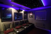 Panneaux de plafond étoilé en fibre optique avec éclairage RGB 7 couleurs