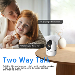 กล้องวงจรปิด WiFi PTZ หมุนได้ 360 องศา พร้อมระบบมองเห็นกลางคืนแบบสีเต็มรูปแบบ ควบคุมผ่านแอป SuLink สำหรับผู้สูงอายุ เด็ก และการดูแลบ้าน ด้วยปุ่มโทรเพียงคลิกเดียว - Product Image 4