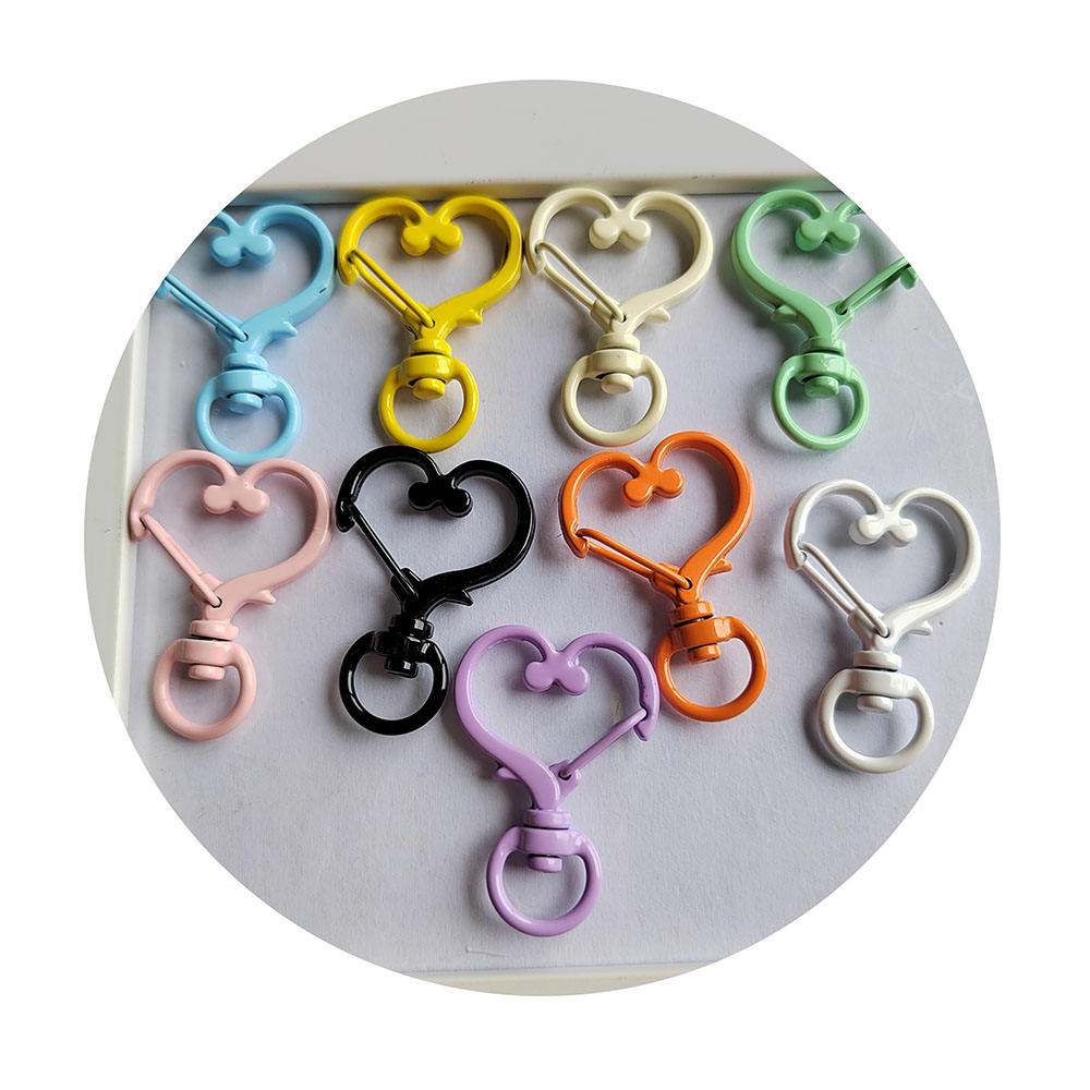 10 Portachiavi Con Chiusura A Moschettone Girevole, Per Fai Da Te, Accessori Per Borse E Attività All'aperto - Foto 10