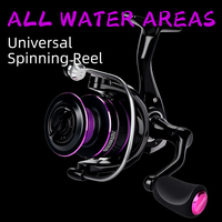 Moulinet de Pêche Spinning RIKIMARU Métal VT2000-7000 Qualité Premium Moulinets de Pêche Ultra-Légers pour le Jigging en Mer