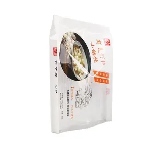 Bolsas de plástico transparente personalizadas para embalaje de alimentos, embalaje de alimentos con bolsa sellada trasera para raviolis, Wonton Nagisa