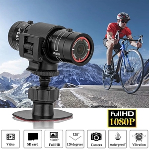 全高清 1080P 迷你自行车摩托车头盔户外运动运动相机 F9 DV 运动相机 - Product Image 5
