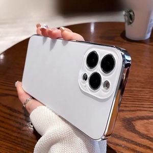 Custodia per telefono cellulare in vetro smerigliato elettrolitico per iPhone 14 Pro copertura protettiva All-Inclusive con lente a colori <span class=keywords><strong>Apple</strong></span> 13 originale - Product Image 3