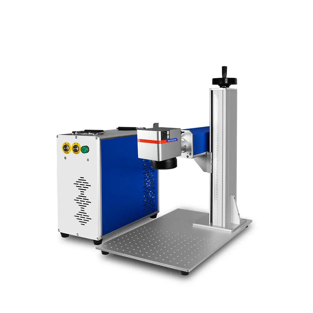 20W 30W 50W 100W table top fiber laser marking machine for Name Jewelry cutting sterling silver gold deep engraving