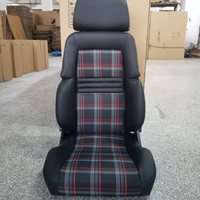 Sièges baquet de course universels RECARO à dégagement rapide, inclinables, style sport, pour voitures modifiées avec glissière