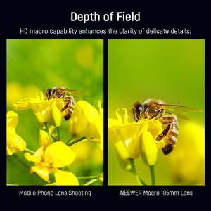 เลนส์มาโคร HD 105 มม. ยี่ห้อ Neewer สำหรับสมาร์ทโฟน/โทรศัพท์มือถือ  พร้อมฐานเกลียวขนาด 17 มม. สำหรับติดตั้งกับเลนส์เดิม - Product Image 3
