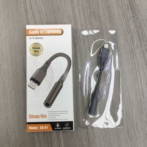 <span class=keywords><strong>Adaptateur</strong></span> de décodage audio pour téléphone portable SX-81, interface L vers interface casque 3,5 mm, silicone durable - Product Image 4