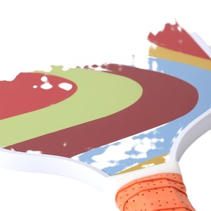 Pickleball Paddles Set With 4 Balls And Carry Bag Fiberglass Frame Anti <b>Slip</b> Handle For Outdoor Sports - Product Image 5