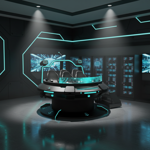 Dinibao entretenimiento interior nuevo atractivo 9D <span class=keywords><strong>Realidad</strong></span> <span class=keywords><strong>Virtual</strong></span> de pie CRAZY 360VR UFO 5 jugadores máquina de arcade - Product Image 4