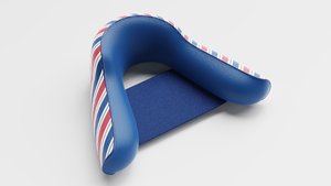 耐久性のある210Dオックスフォードエアサドルフロート、大人用ウォーターラウンジャーいかだ、クイックドライメッシュシートインフレータブルプールハンモック - Product Image 6