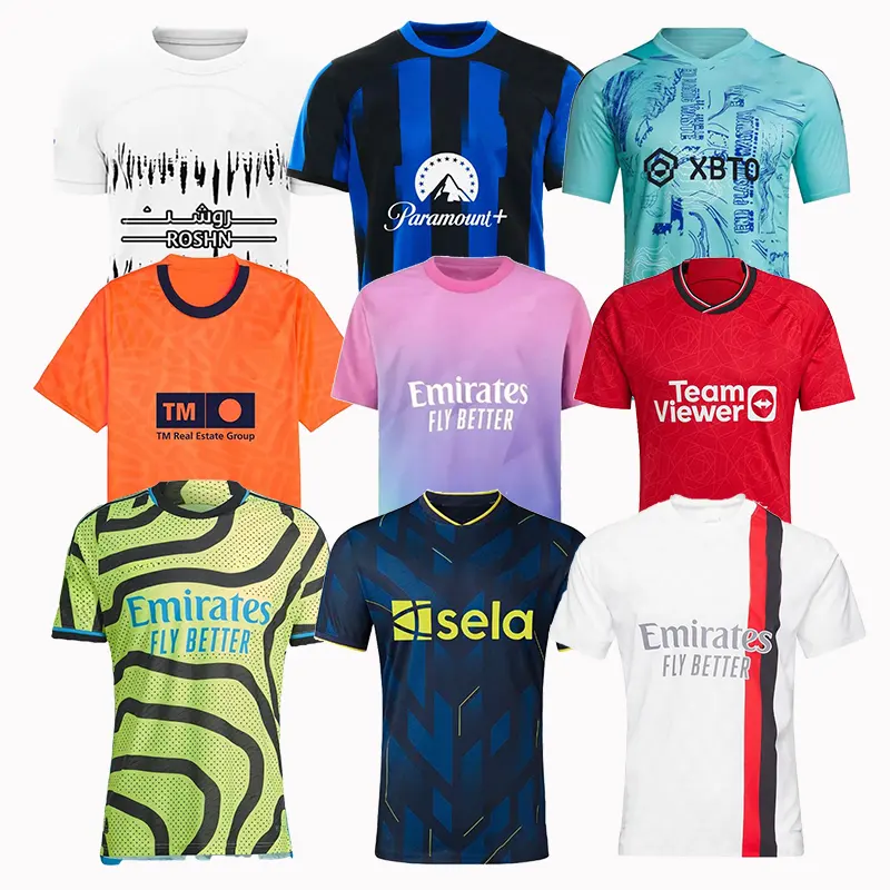 Sportkleding Voor Man Futsal Uniforme De Futbol Voetbalclub Jersey Voetbalteam Shirts