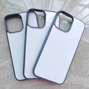 Coques de téléphone vierges personnalisables en TPU+PC pour sublimation 2D, très demandées, pour <span class=keywords><strong>iPhone</strong></span> <span class=keywords><strong>11</strong></span> 12 13 14 15 15 Plus 15 Pro Max 16 17 17 Pro Max - Product Image 1
