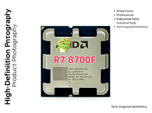 Procesador de escritorio R7 8700F completamente nuevo, CPU de escritorio de 8 núcleos, caché L3 de 32 MB, zócalo AM5, proceso de 4 nm, fabricado en China. - Product Image 2