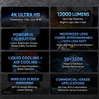 Proyektor Laser 4K YDH-Hisense P120 Kecerahan Tinggi dengan HIFI STEREO untuk Pusat Komando Tempat Esport Pertunjukan Imersif Besar