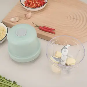 Mini USB Charging Powerful Multifunctional Electric Garlic and Chill Slicer Vegetable Electronic Chopper