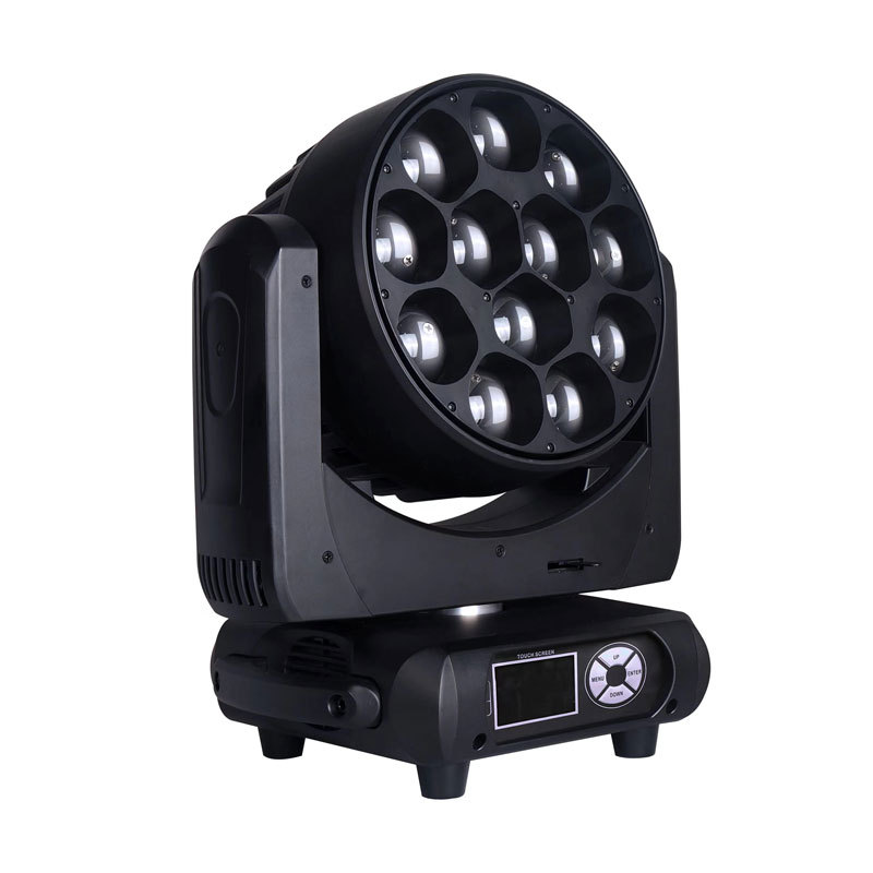 Factory Selling 12pcs 40w RGBW Zoom Pixel LED Beam Washer Moving Head Light with DMX512 Control 5000K Daylight