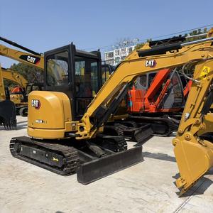 Miniexcavadora CAT303.5ECR usada original, Caterpillar 303.5ECR con giro de cola estrecho, microexcavadora a precio económico en venta. - Product Image 1