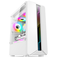 Pc Case Gaming Desktop Usb 3.0 Gaming Case Pc Computer Accessories Gabinet Gamer Mid Tower Gaming Case With Side Panel Window