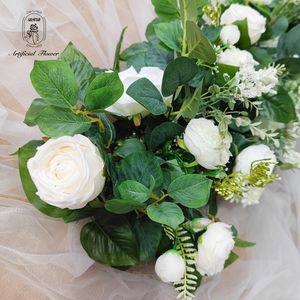 Camino de Mesa de Tela de Seda Artificial 2024 para Bodas al Aire Libre, Día de la Madre y Regreso a Clases - Multicolor, Tacto Natural Real - Product Image 5